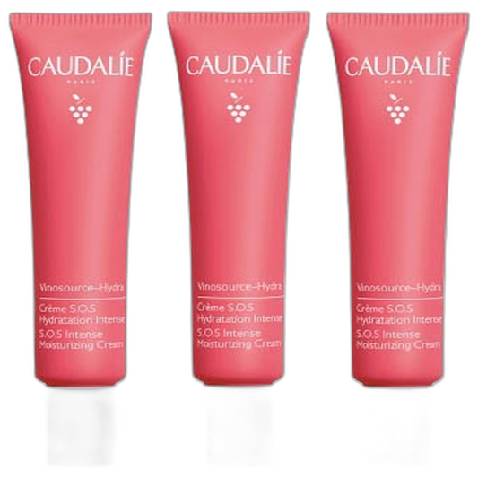 【Caudalie】Crème Hydratation Intense S.O.S Vinosource 40 mL <1.4 fl oz> 3 pièces set