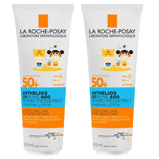 【LA ROCHE POSAY】ANTHELIOS DERMO-PEDIATRICS UVMUN 400 SPF50+ LAIT 250ml <8.45 fl oz> 2pc