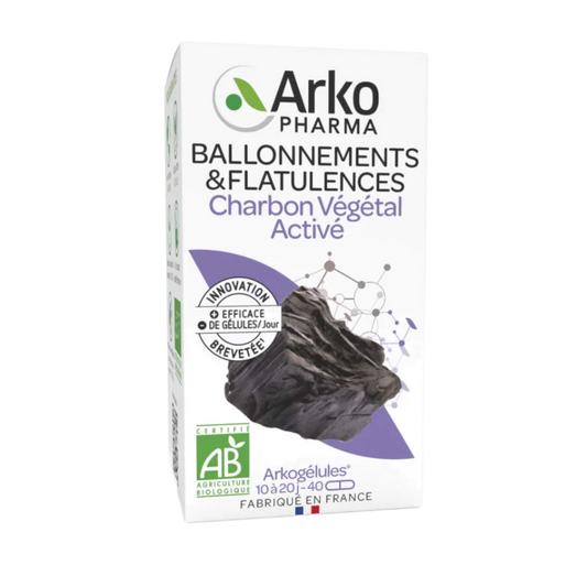 【Arkopharma】Arkogelules Charbon Vegetal 40 Gelules
