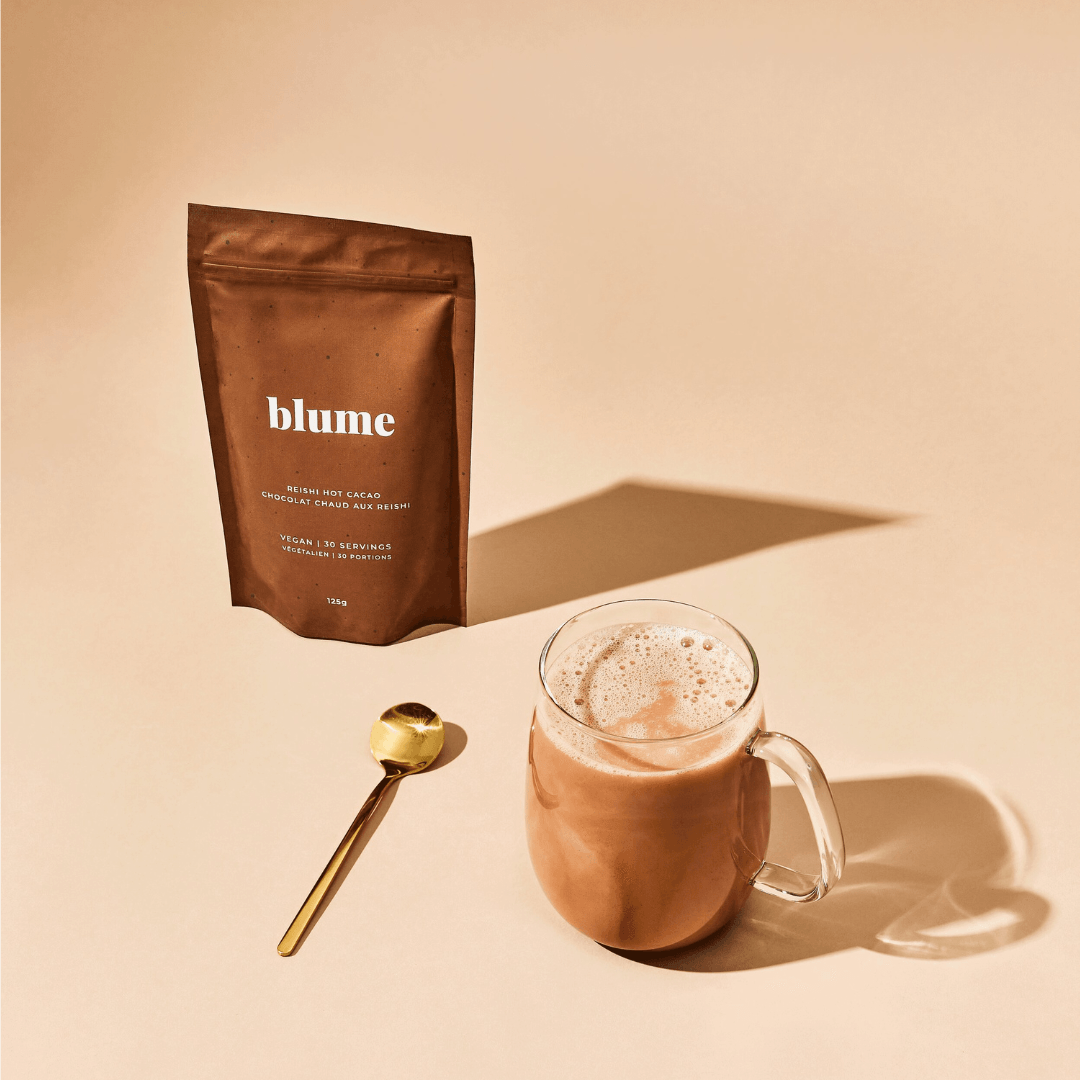 【blume】スーパーフード ラテ　霊芝 ホットカカオ