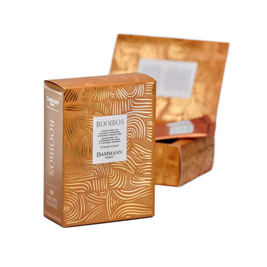 【Dammann Frères】Coffret Cadeau Rooibos - 20 Sachets Cristal (Emballés Individuellement)