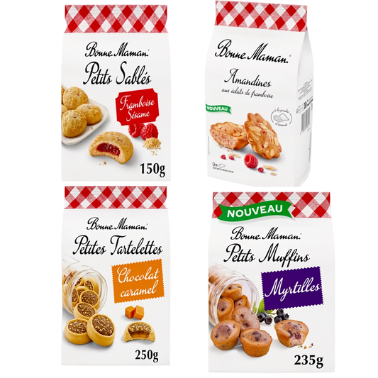 【Bonne Maman】Gourmet Snack Collection - 4 Varieties