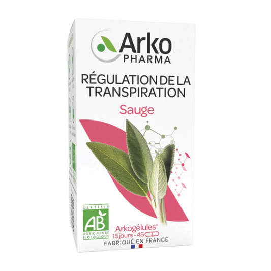 【Arkopharma】Arkogelules Organic Sage (Sauge) 45 Capsules