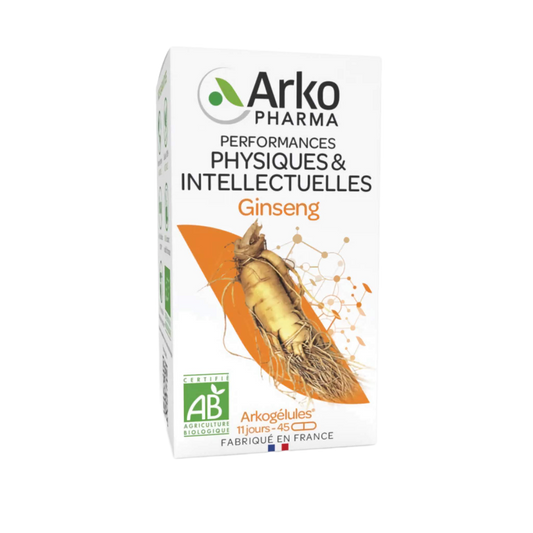 【Arkopharma】Arkogelules Ginseng 45 Capsules