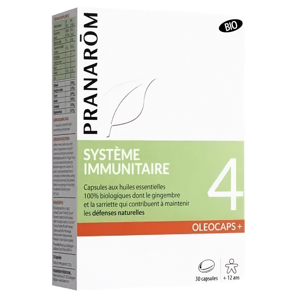 Pranarôm Oleocaps+ 4 Immune System Organic 30 Capsules