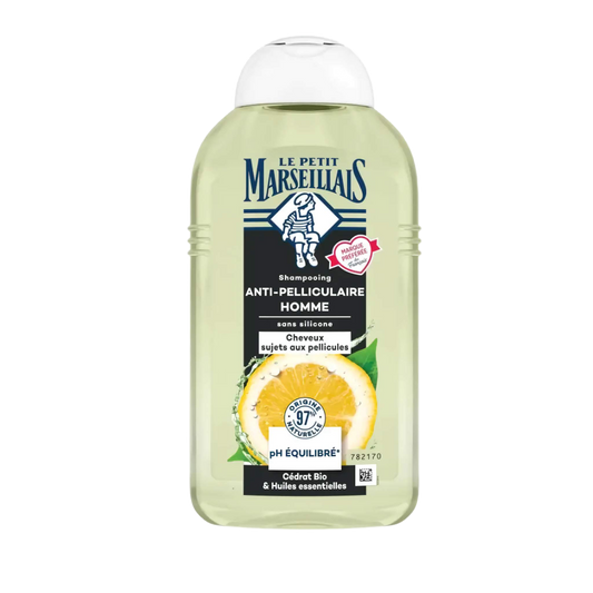 【Le Petit Marseillais】Micellar Shampoo Anti-Dandruff Infusion for Men Cedar Organic & Essential Oils 250 mL <8.5 fl oz>