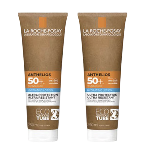 【La Roche-Posay】Lotion Hydratante Anthelios XL SPF 50+ 250 mL <8.5 fl oz> 2 pièces Set