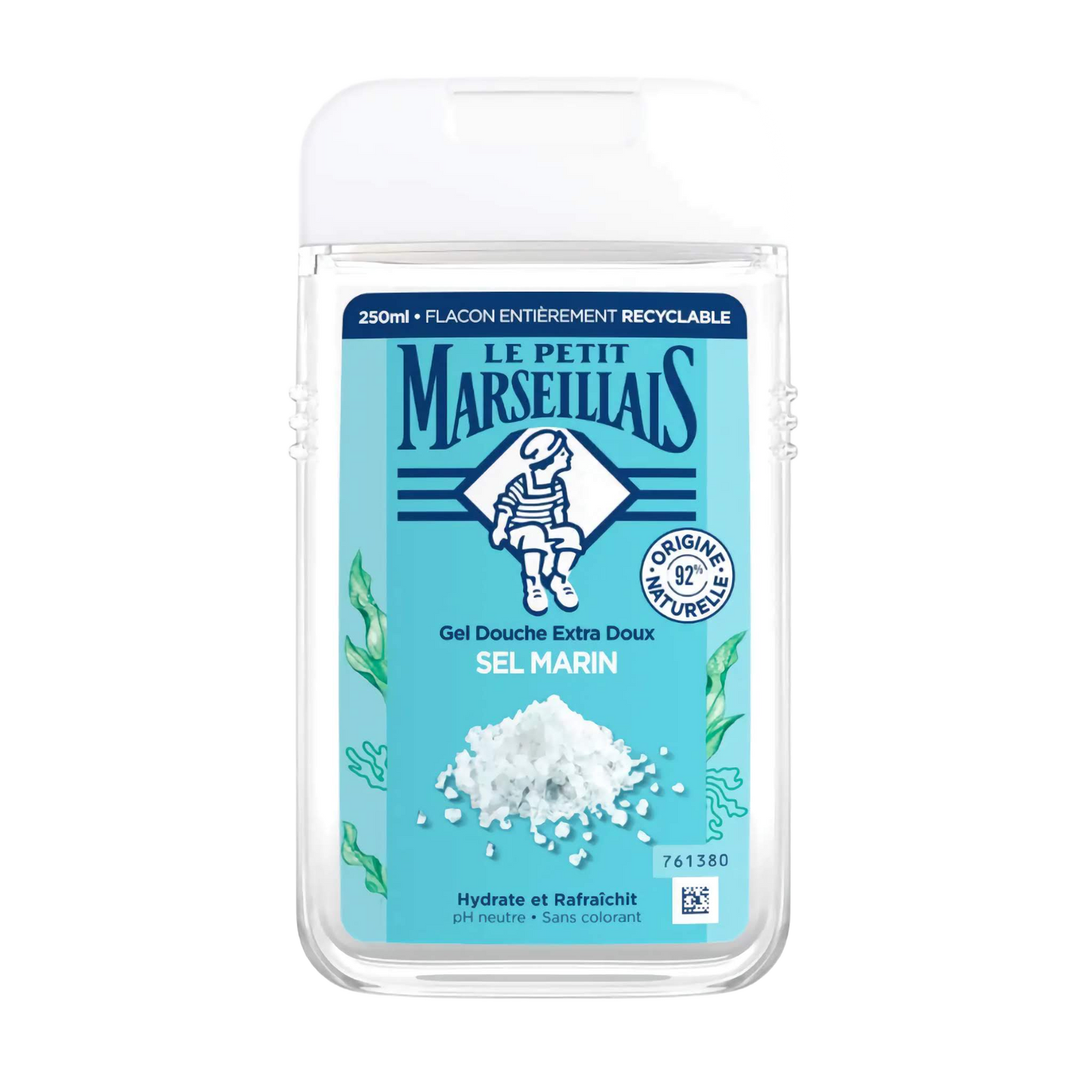 【Le Petit Marseillais】Extra Gentle Shower Gel with Sea Salt Organic 250 mL <8.45 fl oz>