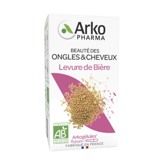 【Arkopharma】Arkogelules Organic Brewer's Yeast (Levure de Bière) 45 Capsules