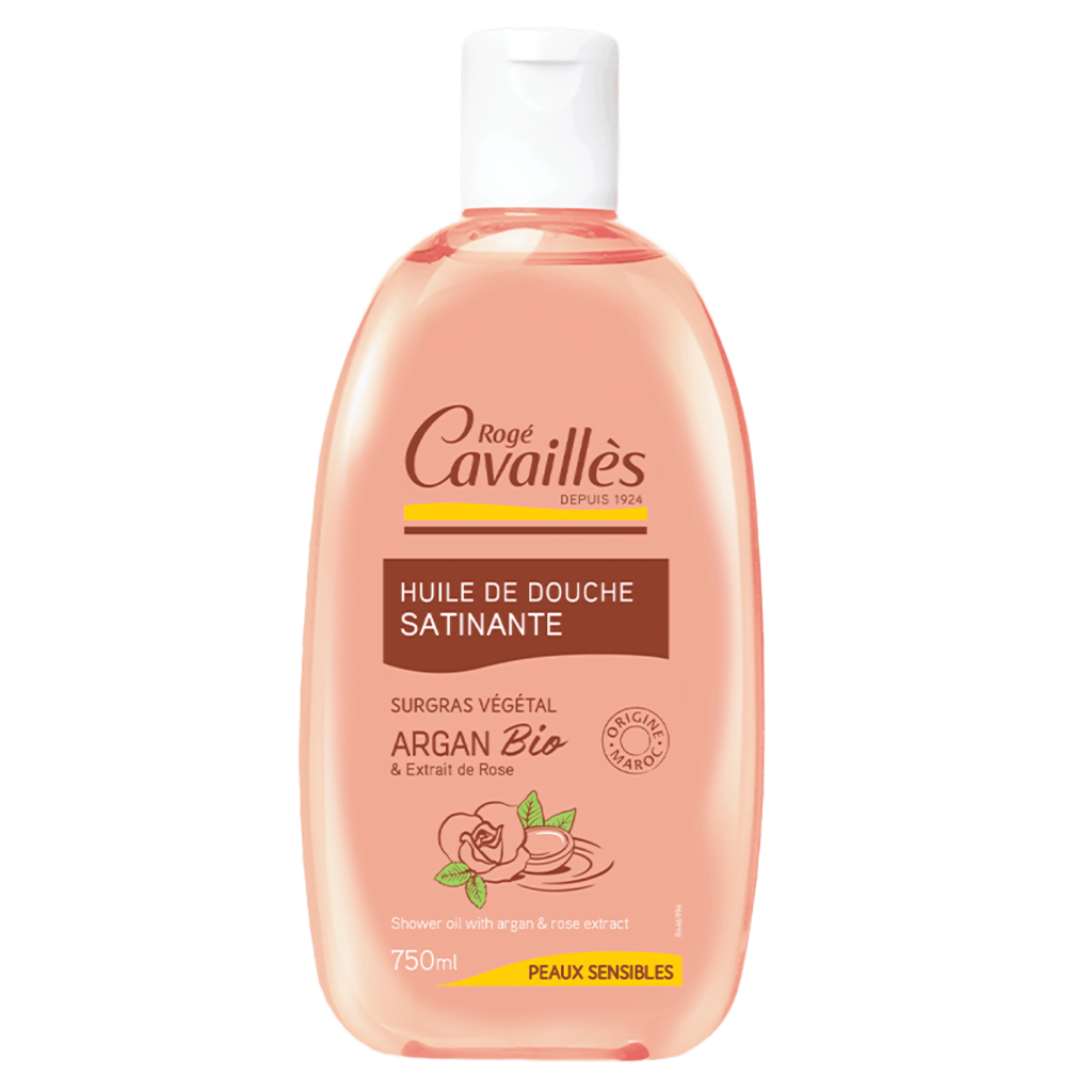 【Rogé Cavaillès】サテンシャワーオイル アルガン＆ローズ 750 mL <25.4 fl oz>