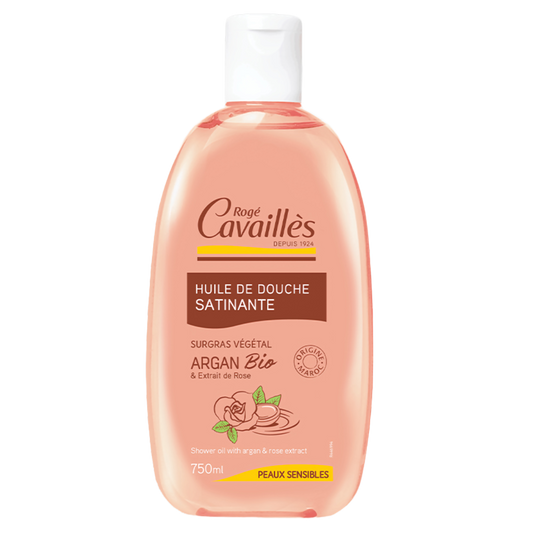 【Rogé Cavaillès】サテンシャワーオイル アルガン＆ローズ 750 mL <25.4 fl oz>