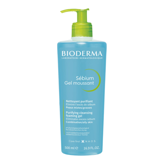 【Bioderma】清爽泡沫洁面 gel 500 mL <16.9 fl oz>